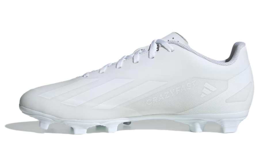 Adidas Adidas X Crazyfast.4 Slip Resistant Abrasion Resistant Slip Resistant Abrasion Resistant Soccer Shoes Men's White