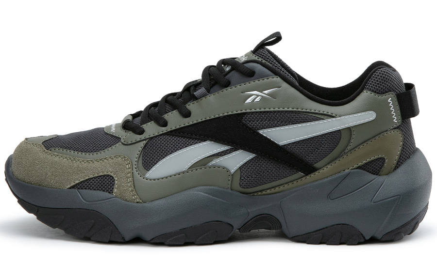 Reebok FLUFFI PUFF CN Low top Running Shoes Unisex Gray Green