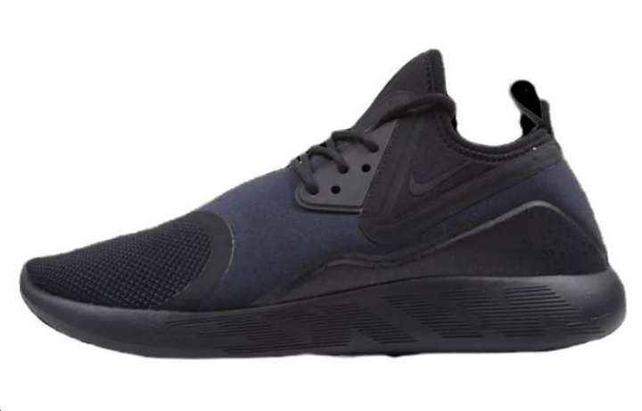Nike Nike LunarCharge Fabric Cushioning Breathable Cushioning Breathable Low top Running Shoes Men's Pure Black