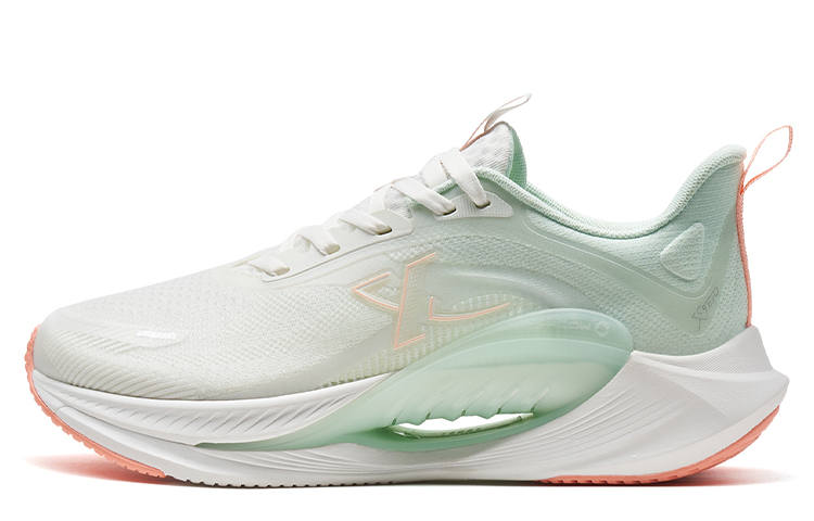 XTEP X FLOW 7.0 Cushioning Breathable Lightweight Rebound Low top Sprint Running Shoes Women's Coconut Scented Breeze
