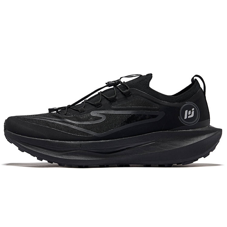 Erke Mugen PRO Running Shoes Men's Low Top Jet Black