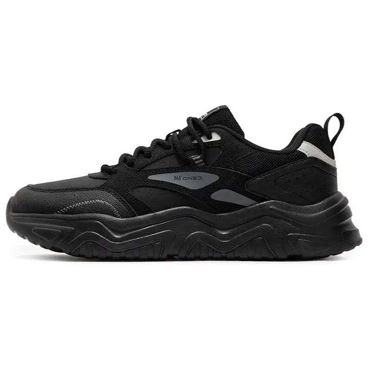 361° Abrasion Resistant Slip Resistant Abrasion Resistant Slip Resistant Low top Casual Shoes Men's Black