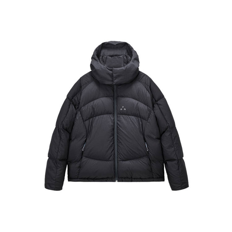 FPA Down Jackets Unisex Dark Blue Gray Moderate Detachable Down