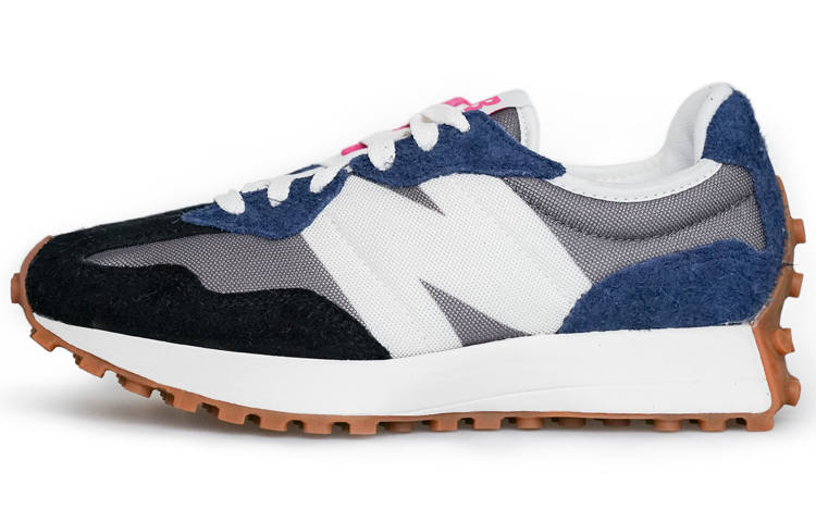 New Balance New Balance NB 327 Cushioning Abrasion Resistant Low top Running Shoes Unisex Gray Blue Pink