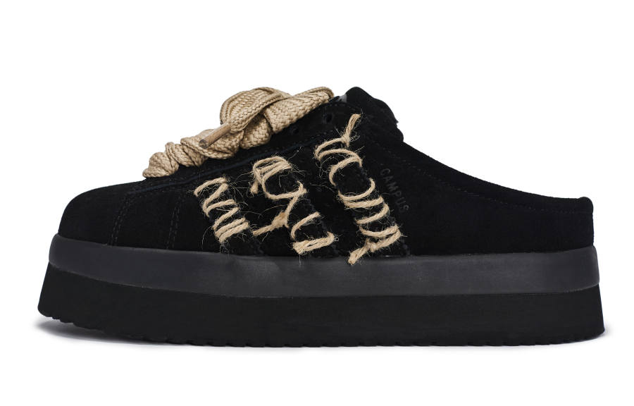 Adidas Originals CAMPUS 00s Closed Toe Slippers Women's Black Brown