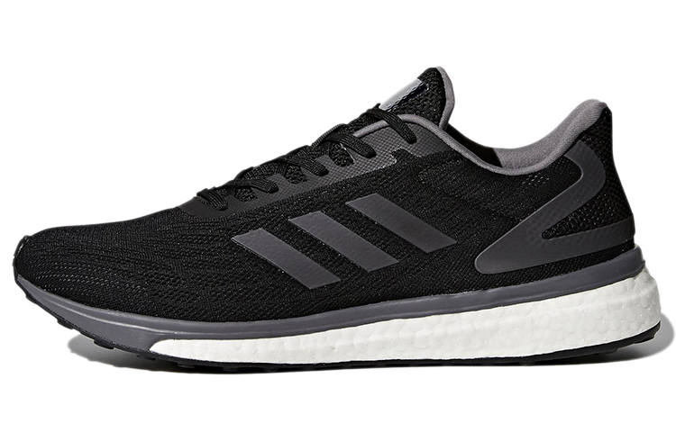 Adidas Adidas Response Mesh Breathable Low top Running Shoes Men's Black Metallic Gray