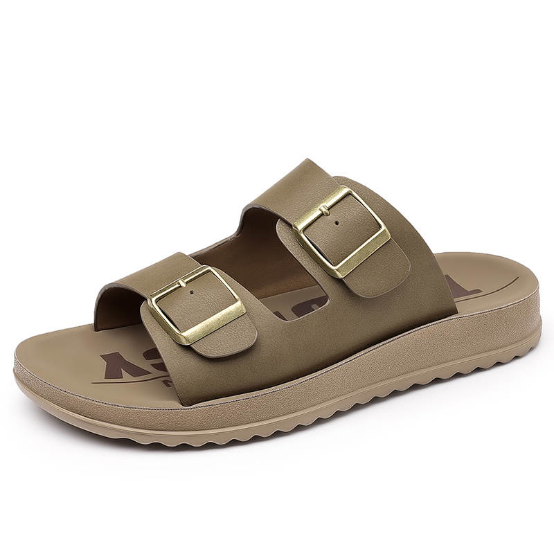 HBRK Slip Resistant Abrasion Resistant Cushioning Slide Slippers Men's