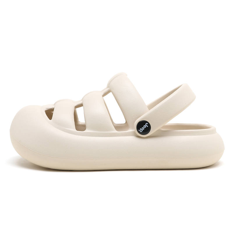 Jeep Slip Resistant Closed Toe Slippers Unisex Khaki