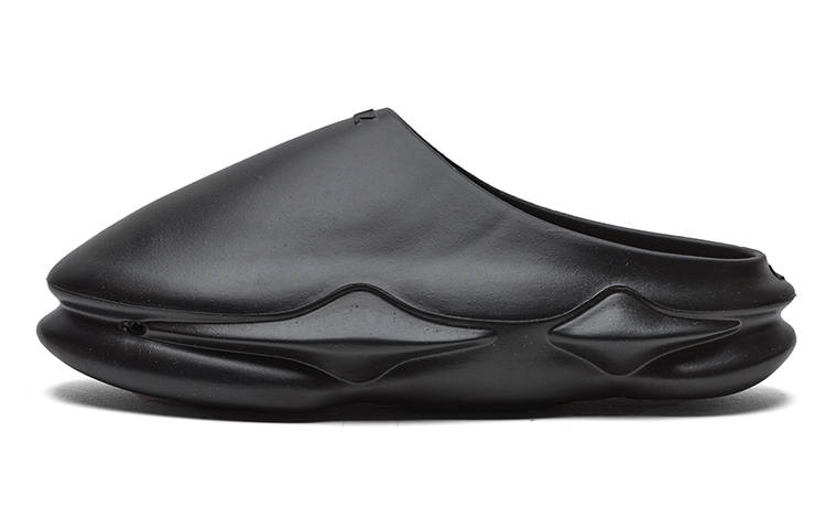 EQLZ EQUALIZER EQLZ EQUALIZER 1050 Quiet Abrasion Resistant Quiet Abrasion Resistant Slide Slippers Unisex Ghost Black