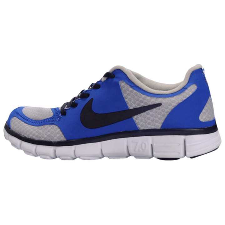 Nike Nike Slip Resistant Abrasion Resistant Low top Casual Running Shoes Men's Blue