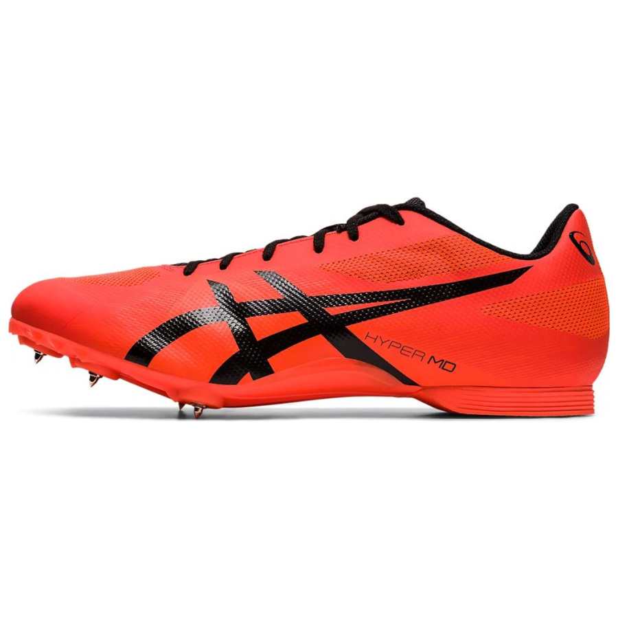 ASICS Asics Hyper MD 7 Low top Training Running Shoes Unisex Orange Red