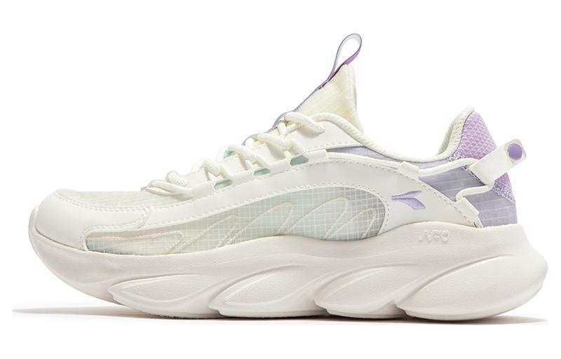 361° Comfortable Abrasion Resistant Breathable Low top Running Shoes Women's White Purple