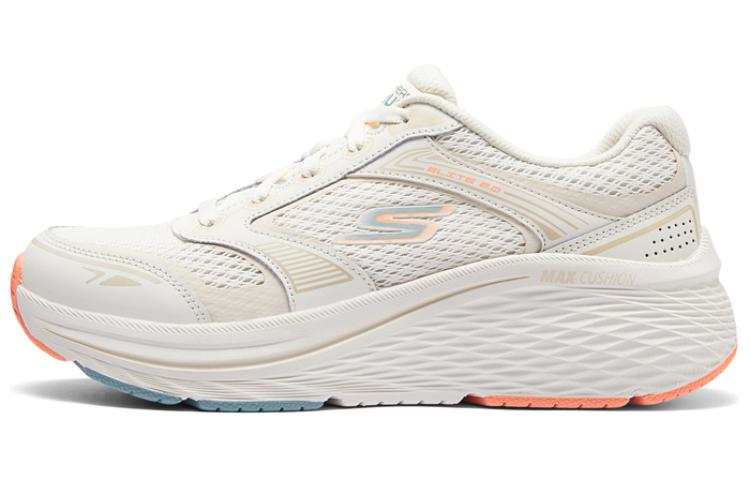 Skechers Cow Leather, Textile Low top Running Shoes Women's Ivory