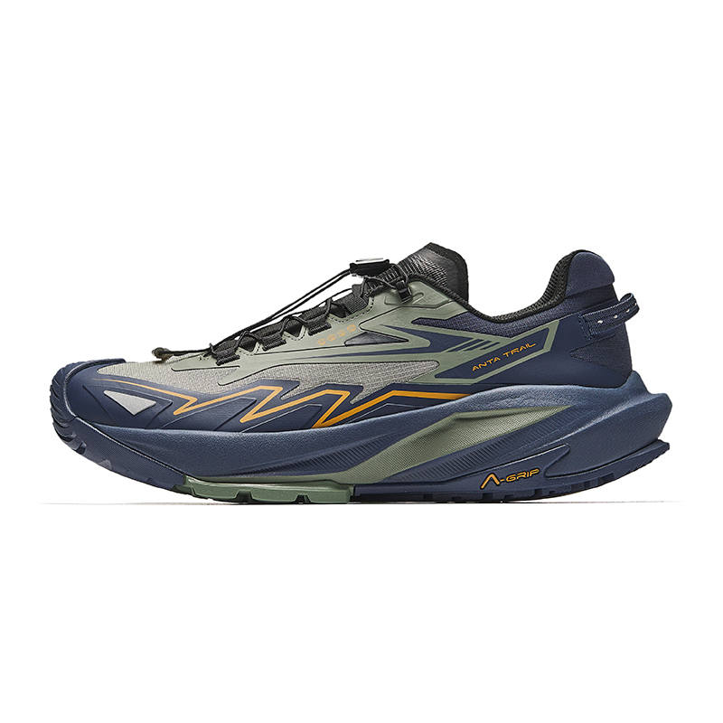 Anta Tracker Cushioning, Wear Resistant Low top Running Shoes Men's Ink Blue