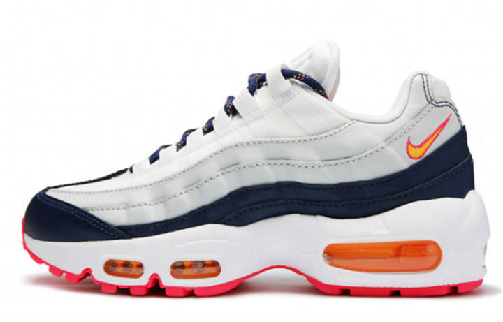 Nike Nike Air Max 95 Midnight Navy Pure Platinum Laser Orange Women's