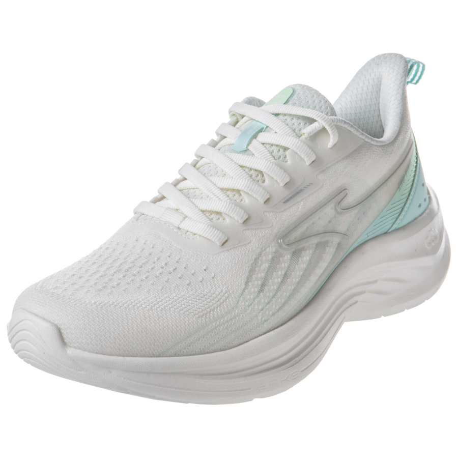 Erke Comfortable Cushioning Abrasion Resistant Cushioning, Wear Resistant Low top Running Shoes Women's White Green
