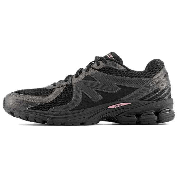 New Balance New Balance 860 Mid top Casual Shoes Unisex Black Pink