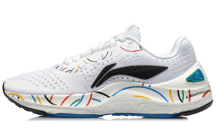 Li-Ning Li Ning Arashi Slip Resistant, Abrasion Resistant, Lightweight Low top Running Shoes Women's White Multicolor