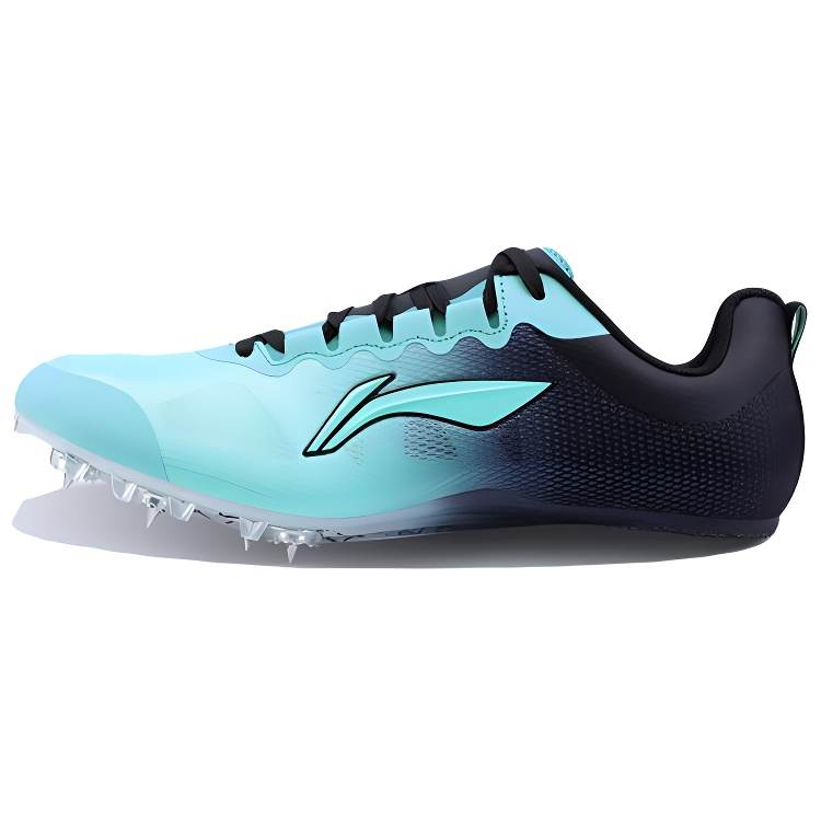 Li-Ning Li Ning Cushioning Slip Resistant Abrasion Resistant Low top Training Sprint Running Shoes Unisex Blue Black