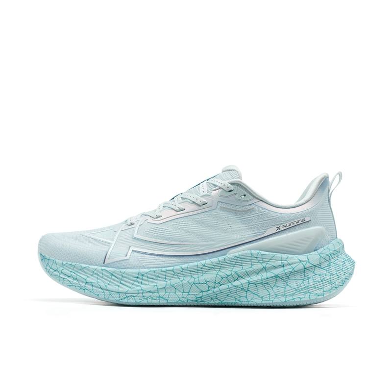 XTEP 2000km 3.0 Low top Training Physical Fitness Test & Exam Running Shoes Women's Moonstone Blue