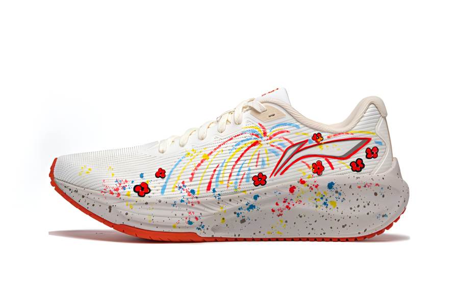 Li-Ning Li Ning Version 2.0 Cushioning Slip Resistant Abrasion Resistant Low top Casual Running Shoes Men's White