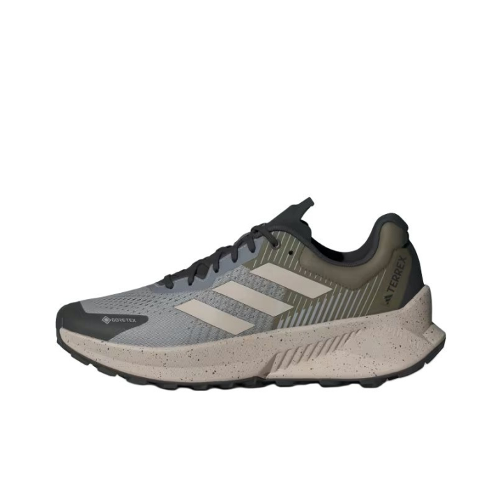 Adidas Adidas Terrex Soulstride Flow Gore Tex Charcoal Solid Grey Wonder Beige Olive Strata