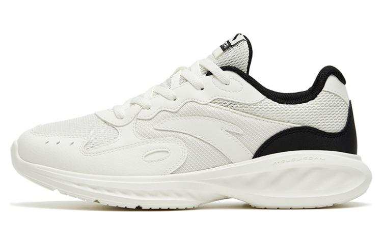 Anta Nebula Slip Resistant Abrasion Resistant Low top Casual Running Shoes Women's White Black