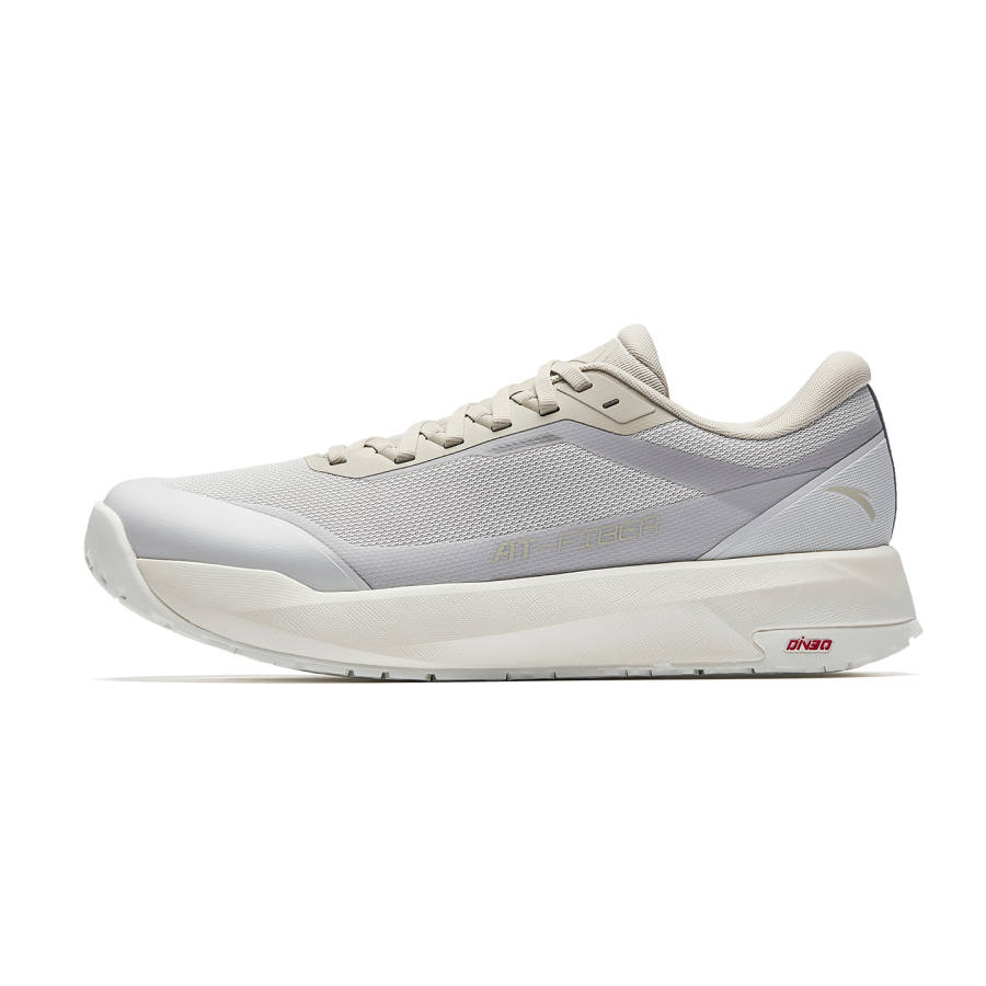 Anta Wear resistant And Lightweight Low top Casual City Commuting Running Shoes Men's Gray White