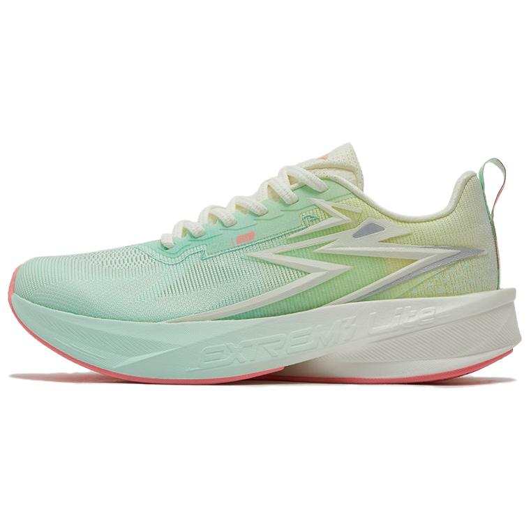 361° Slip Resistant Abrasion Resistant Low top Casual Running Shoes Women's Green Yellow