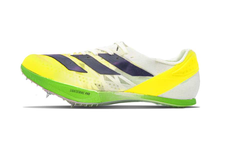 Adidas Adidas Adizero Prime Slip Resistant And Breathable Low top Sprint Running Shoes Unisex Bright Yellow