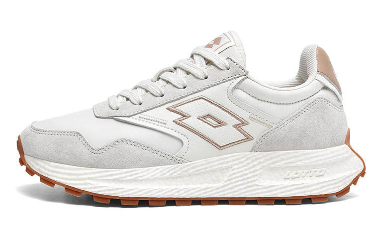 LOTTO Running Shoes Women's Low Top Black/Gray/Beige