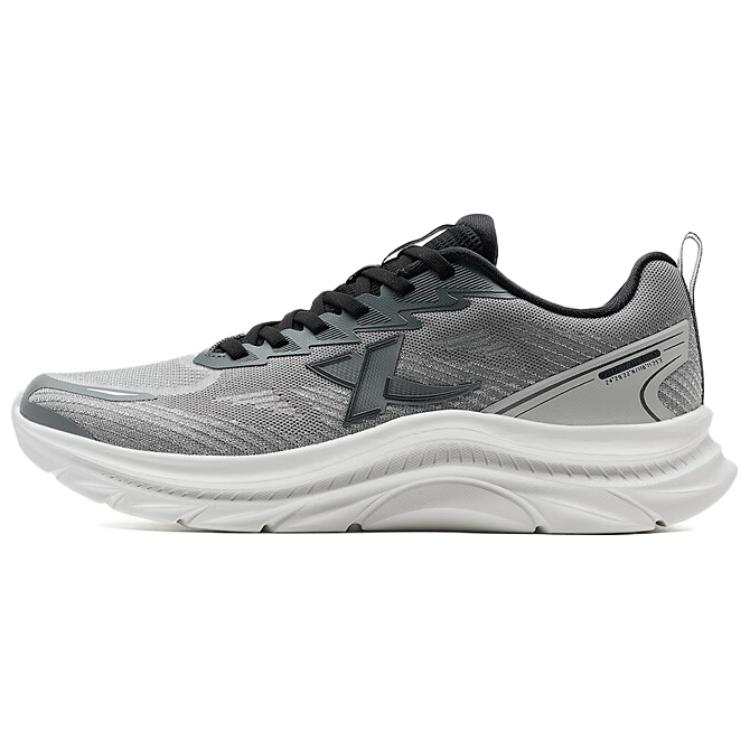 XTEP Slip Resistant Coverage Low top Casual Running Shoes Men's Gray Black
