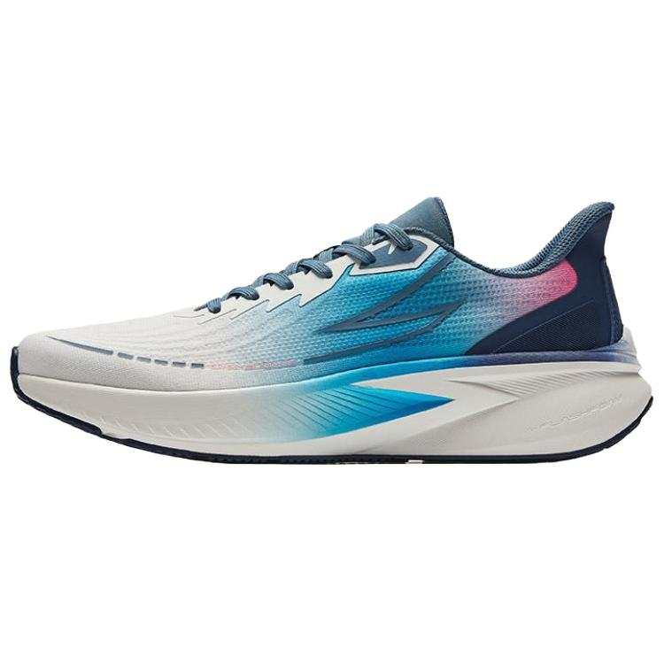 Anta Cushioning, Wear Resistant Low top Running Shoes Men's Blue White