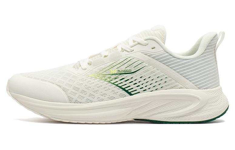 361° Cushioning Slip Resistant Abrasion Resistant Low top Running Shoes Men's White Yellow