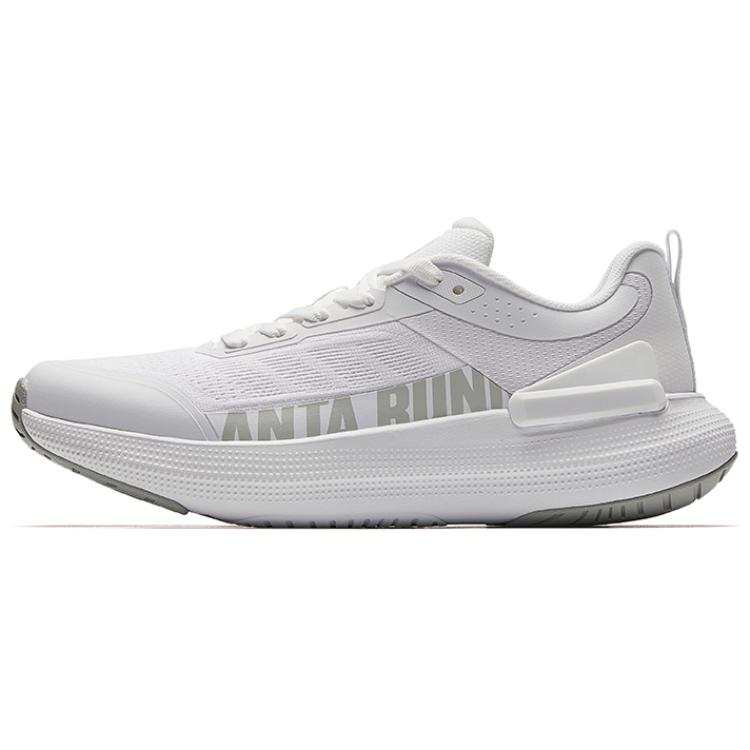 Anta Fabric Abrasion Resistant Abrasion Resistant Low top Running Shoes Women's Pure White