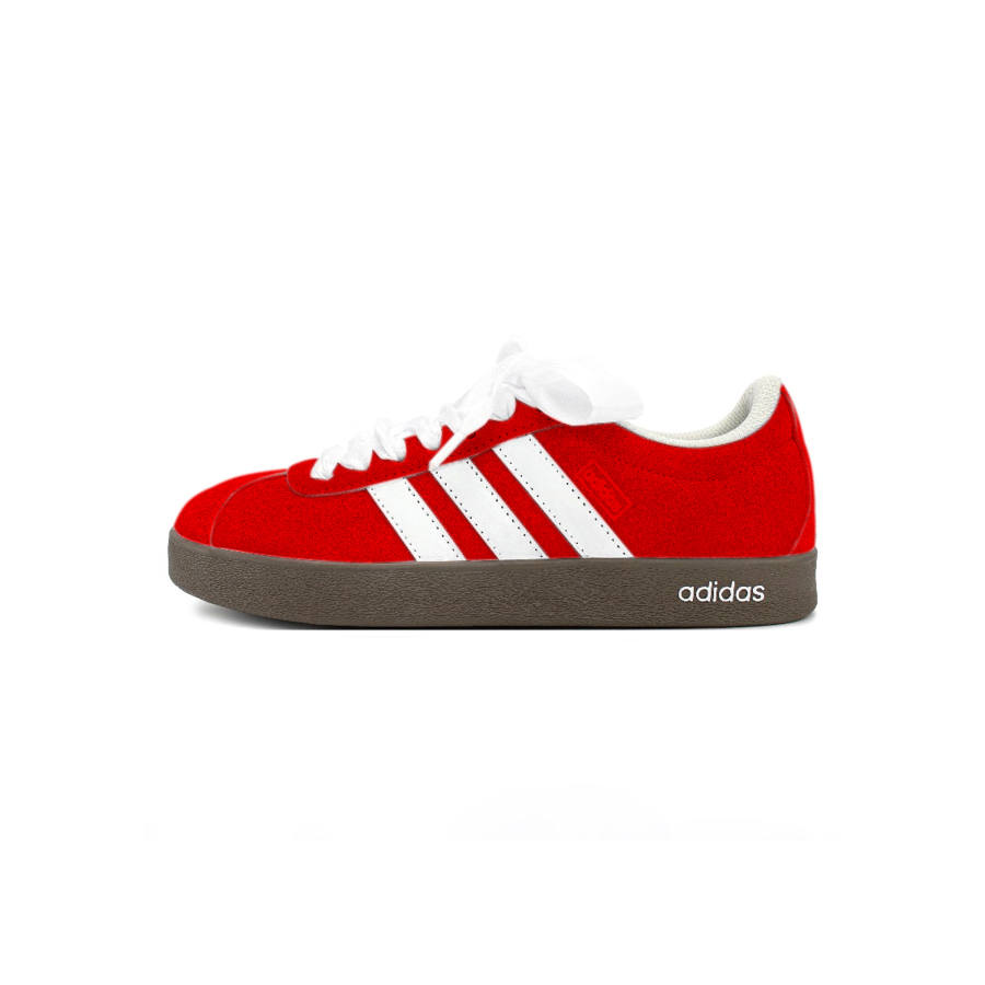 Adidas Adidas VL COURT 2.0 Suede Cushioning, Wear Resistant Low top Skateboard Shoes Unisex Red