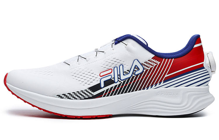 FILA Energy Textile, TPU Wear resistant And Lightweight Low top Running Shoes Men's White