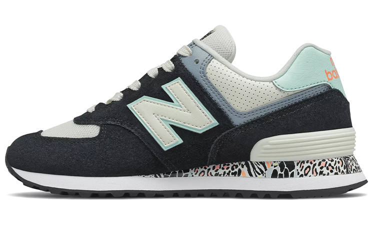 New Balance 574 Wmns New Balance 'Black White Mint' Women's