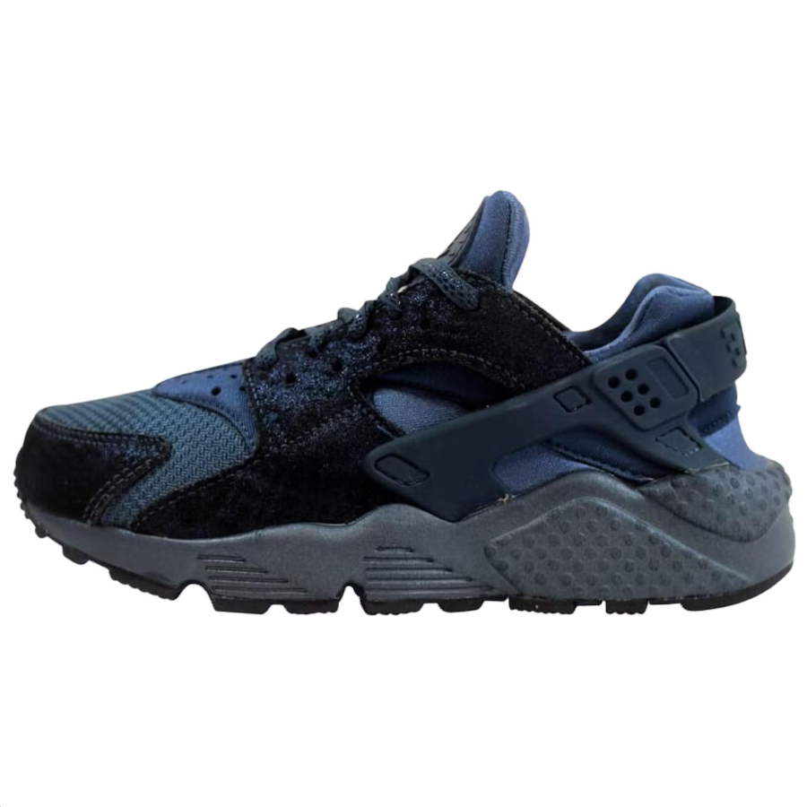 Nike Nike Air Huarache Run Abrasion Resistant Low top Casual Running Shoes Women's Marine Blue