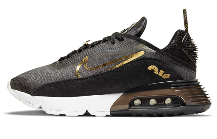 Nike Nike Air Max 2090 Black Metallic Gold White Women's