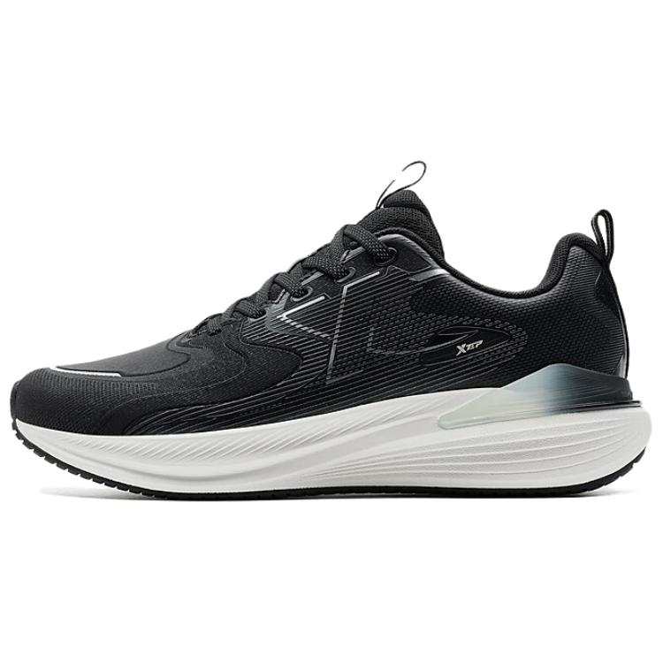 XTEP Slip Resistant Coverage Abrasion Resistant Low top Casual Running Shoes Women's Black
