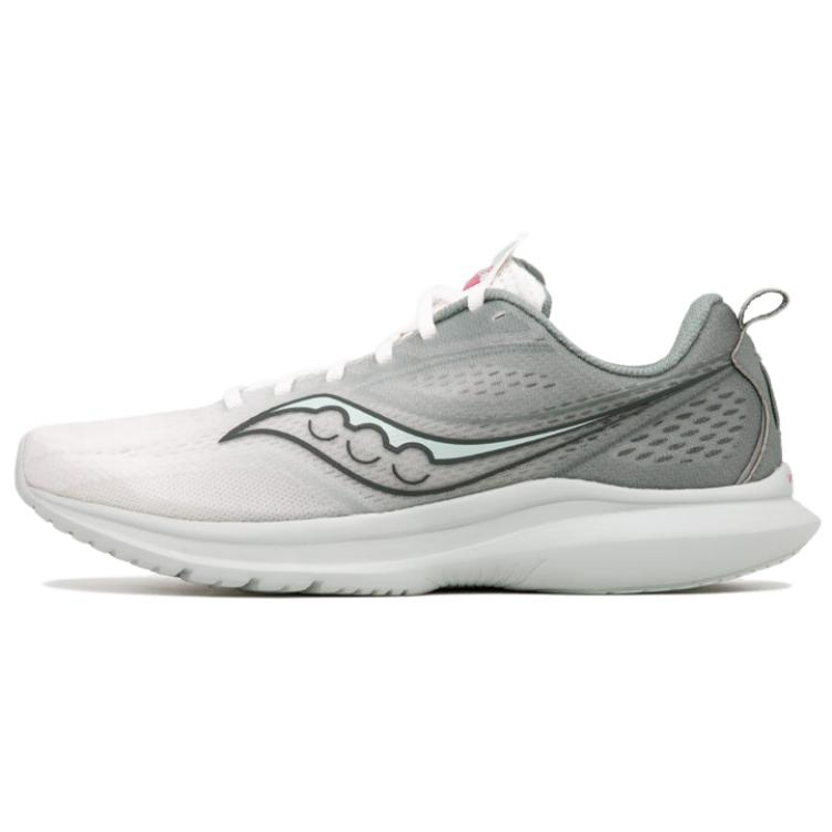 Saucony Kinvara Essence 13 Slip Resistant Abrasion Resistant Low top Casual Running Shoes Unisex White Gray