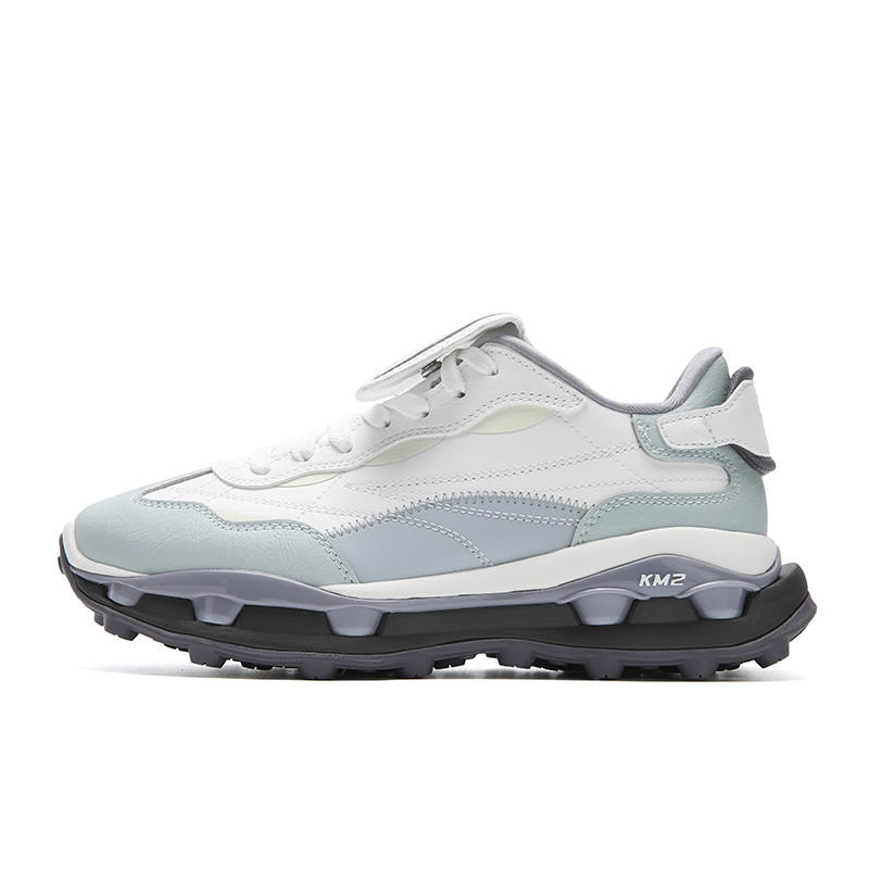 FILA KM2 Low top Casual Shoes Women's White Blue