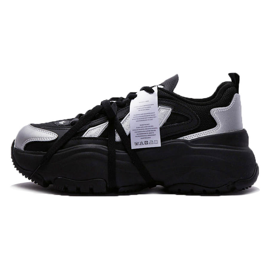 Adidas Originals OZGAIA Bubble Jellyfish, Black Silver Mecha Slip Resistant, Abrasion Resistant, Height Increasing