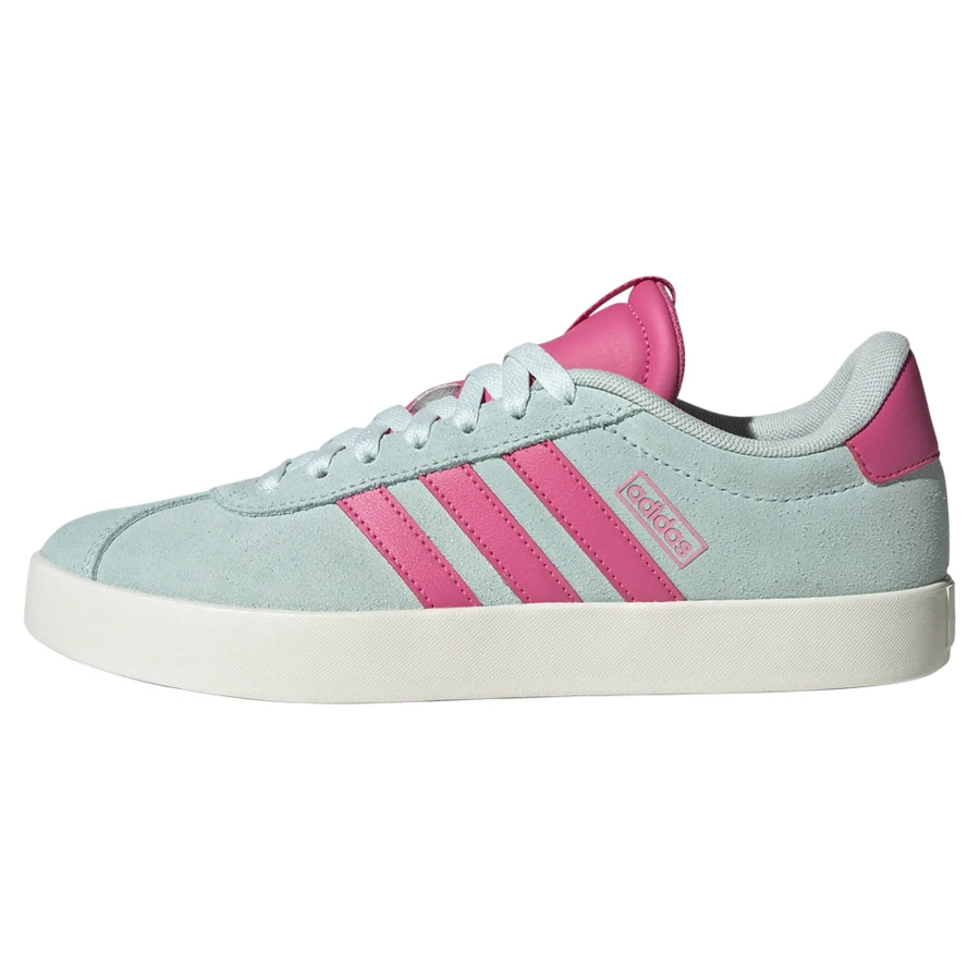Adidas Adidas VL COURT 3.0 Leather Slip Resistant Abrasion Resistant Low top Skateboard Shoes Women's Blue