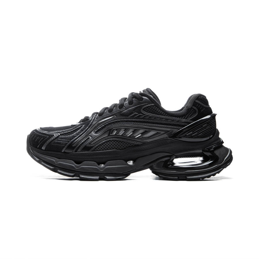 Li-Ning Li Ning Furious Rider BOW Textile, Synthetic Leather Low top Casual Shoes Men's Black