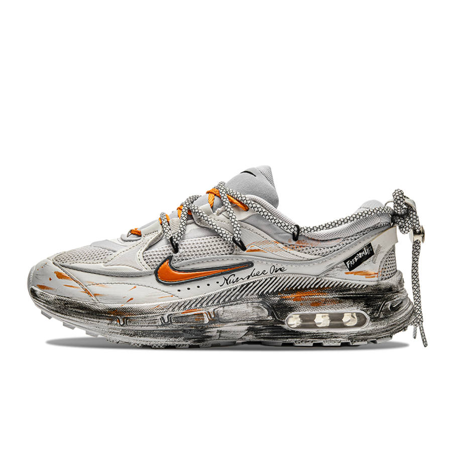 Nike Nike Air Max Bliss Low top Running Shoes Women's Gray Orange