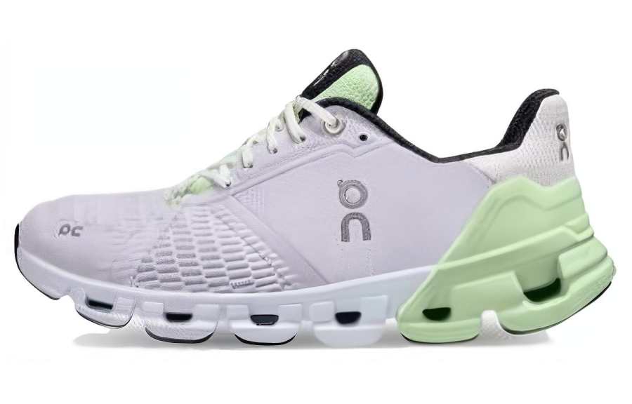 On Abrasion Resistant Breathable Low top Casual Running Shoes Women's White Green