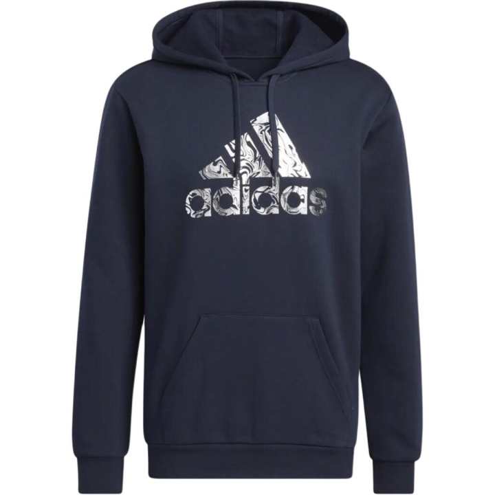 Adidas Adidas Sweatshirts Men's Legend Ink Blue Hooded Moderate