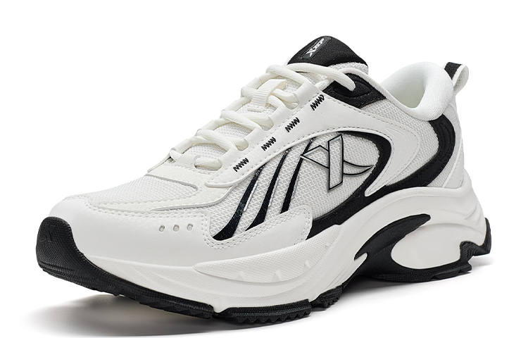 XTEP Fabric Slip Resistant Abrasion Resistant Slip Resistant Abrasion Resistant Casual Running Shoes Women's